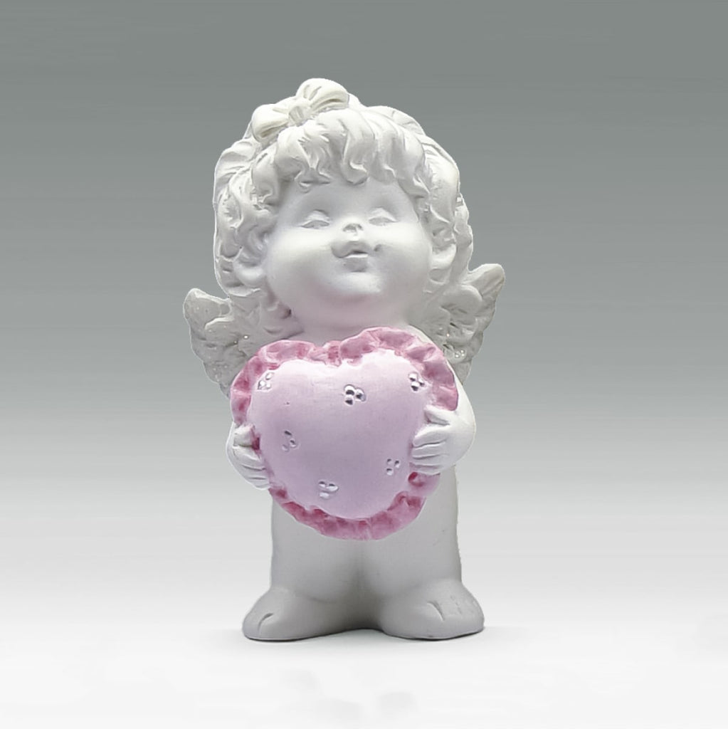 Olga zur Geburt Display - Prinzessin mit Herzkissen