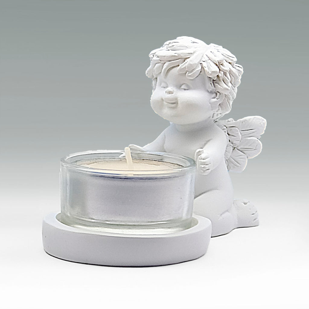 Igor mit Teelicht-Glas Size S - sitzend kniend