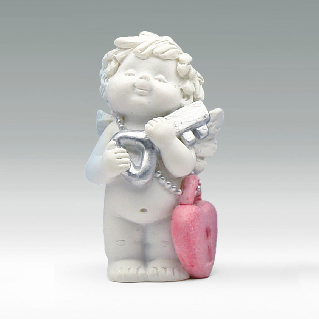 Liebesengel Igor Size Mini - mit Herzschloss an Kette u. Schlüssel