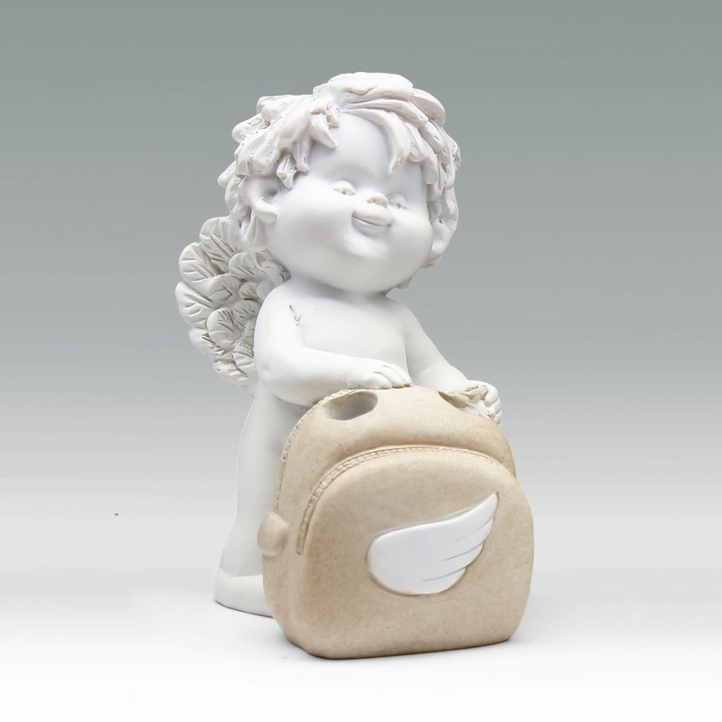 Igor mit Schultasche - mit brauner Schultasche