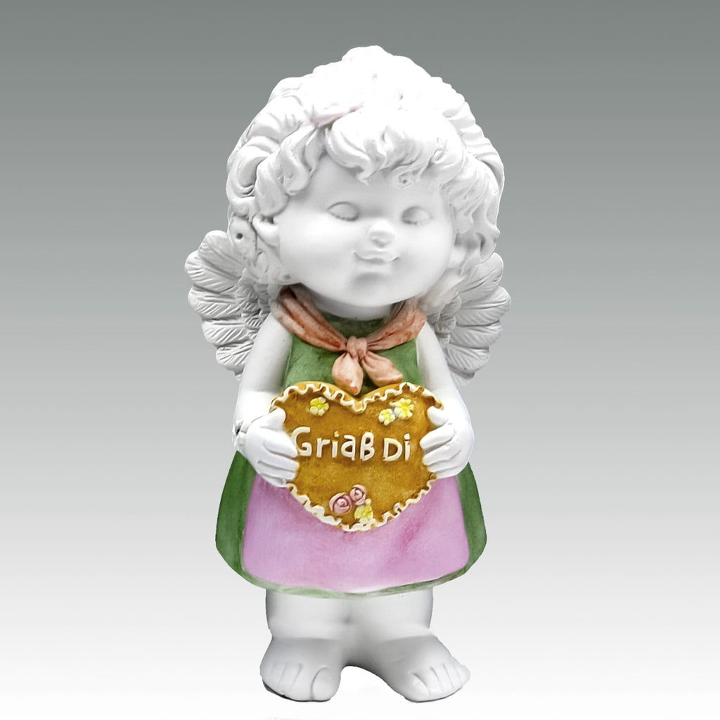 Trachtenengel Olga Size L - mit Lebkuchenherz