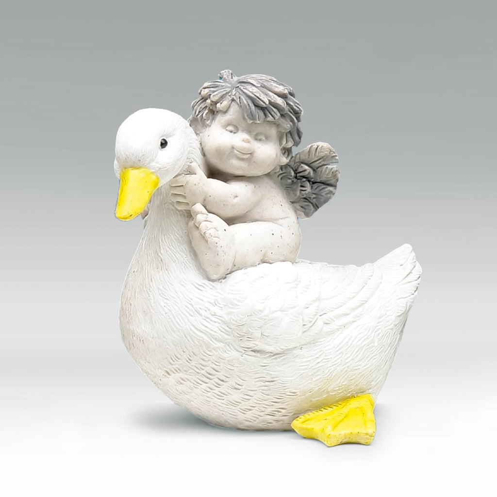 Igor auf Gartentier - auf Gans