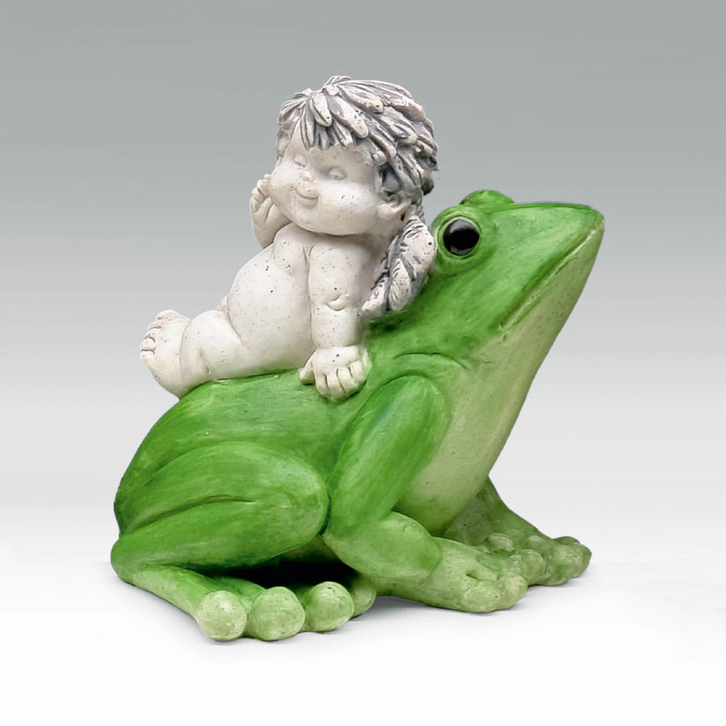 Igor auf Gartentier - auf Frosch