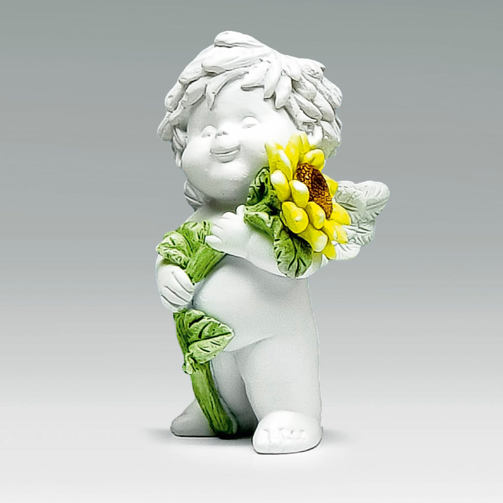 Igor mit Sonnenblume Size M - mit Sonnenblume links haltend
