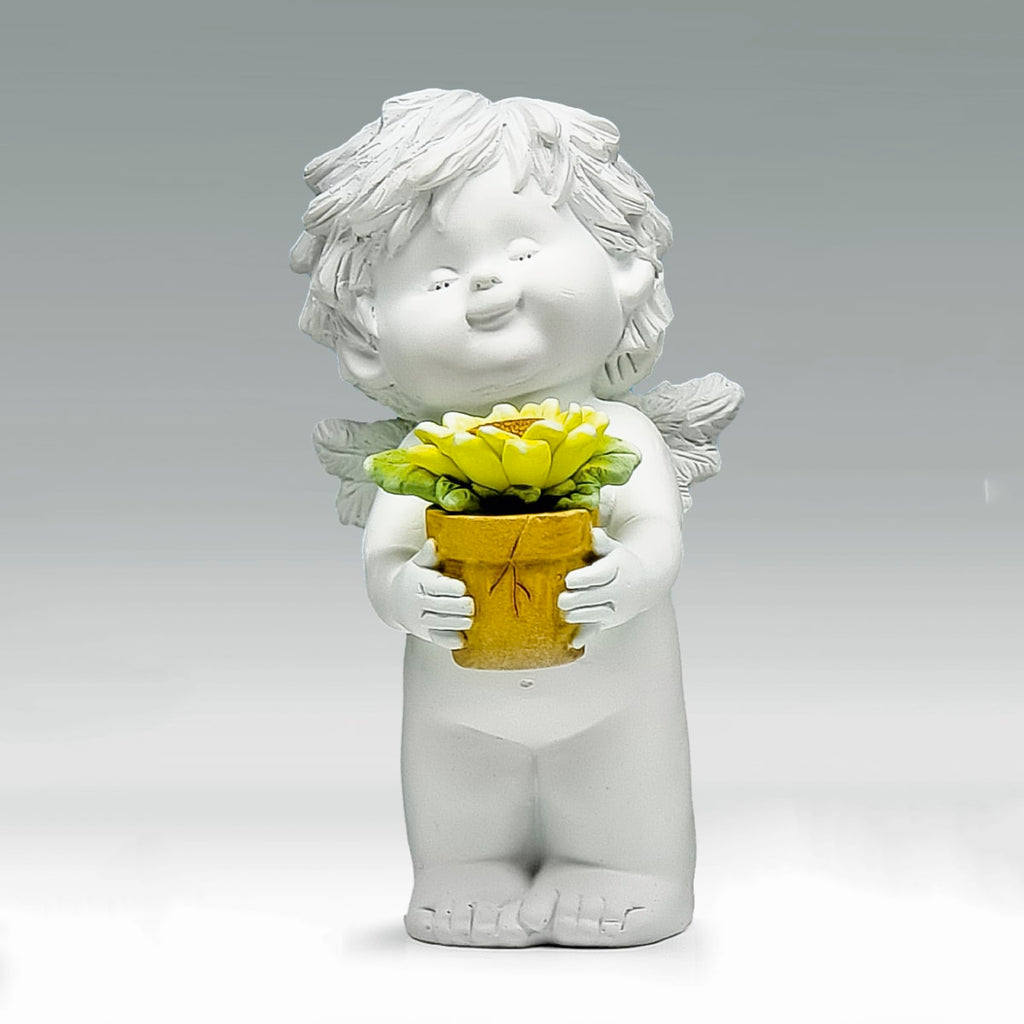 Igor mit Sonnenblume Size L - stehend mit Blumentopf