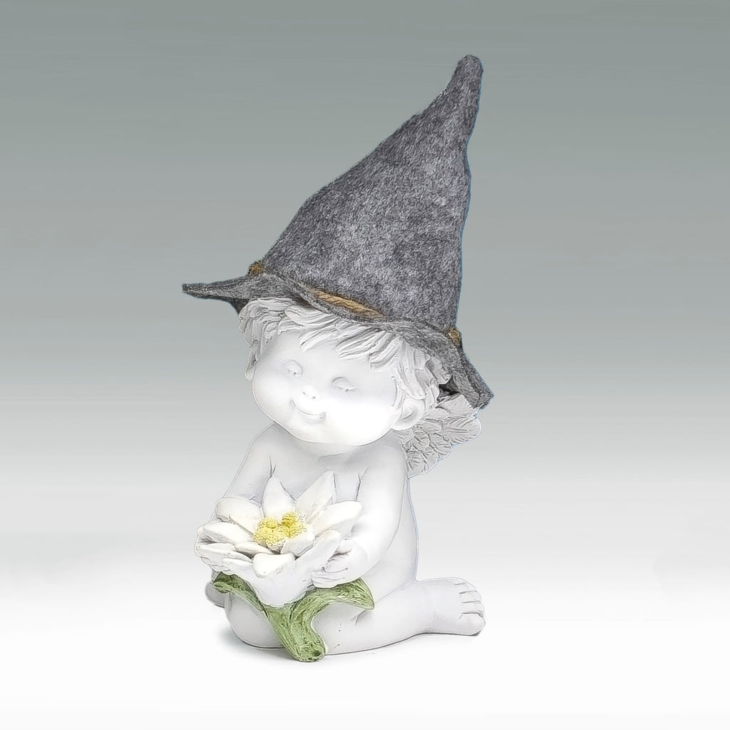 Igor mit Filzhut Size L - kniend mit Edelweiss
