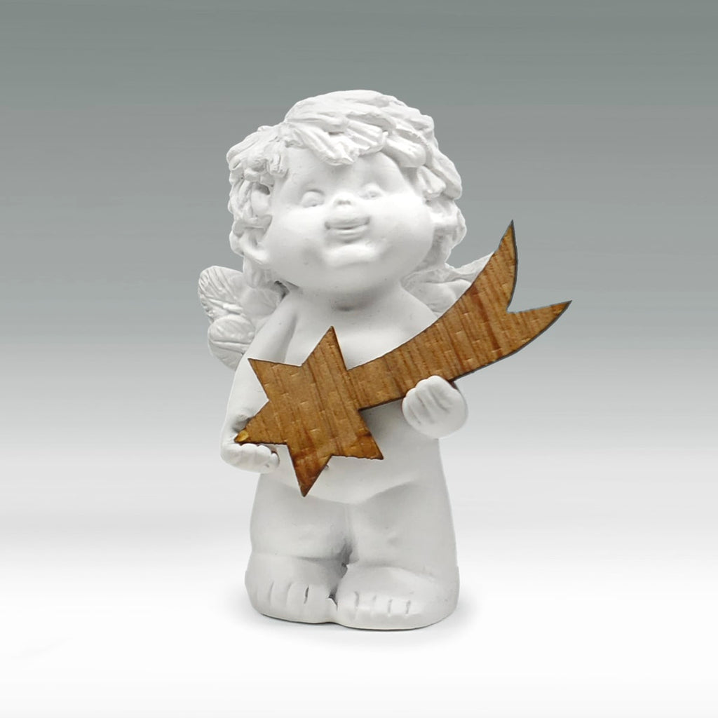 Igor mit Holzstern Size S - stehend mit Holzstern mit Schweif